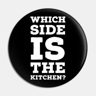 Which side is the kitchen? Pin