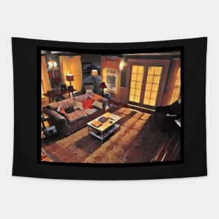 The Girls' Home - Living Room Tapestry