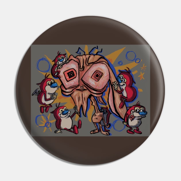 Ren & Stimpy Pin by Kaerepi