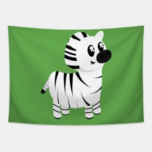 Cute Zebra Tapestry