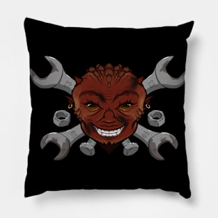 Devil's Mechanic (no caption) Pillow