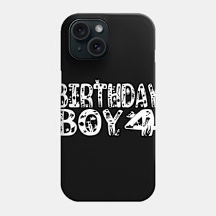 4th Birthday Boy 4 Years Old Fishing Lover Theme Party graphic Phone Case