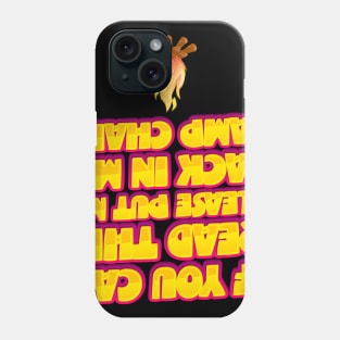 Funny If You Can Read This Put Me Back Camp Camping Phone Case