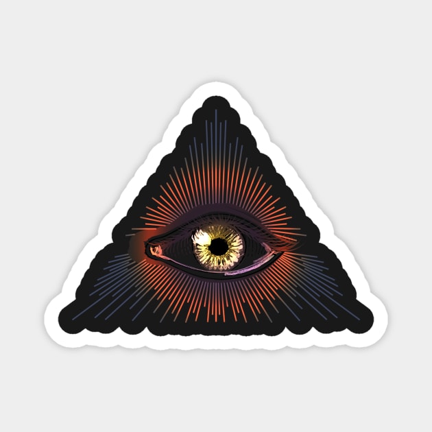 All Seeing Eye: Third Eye Alchemy Psychic Visionary Magnet by glintintheeye