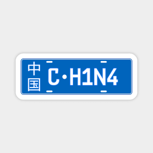 China car license plate Magnet