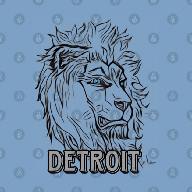 Detroit Lions by Bosko Art Designs