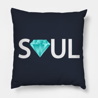 Precious Soul artistic typography design Pillow