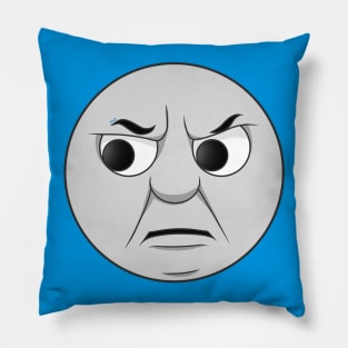 Thomas grumpy face Pillow