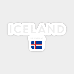 Iceland flag, icelandic flag Magnet