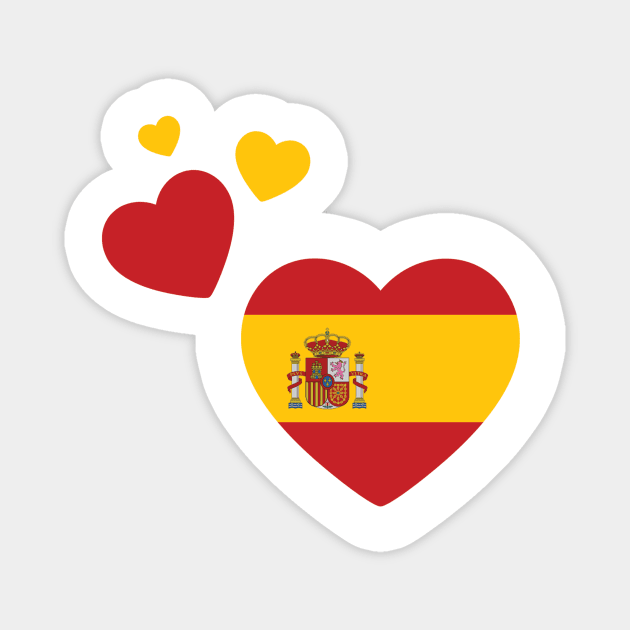 I Love Spain! Magnet by ShirtAtlas