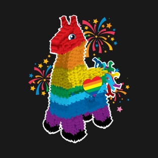 Rainbow Llama T-Shirt