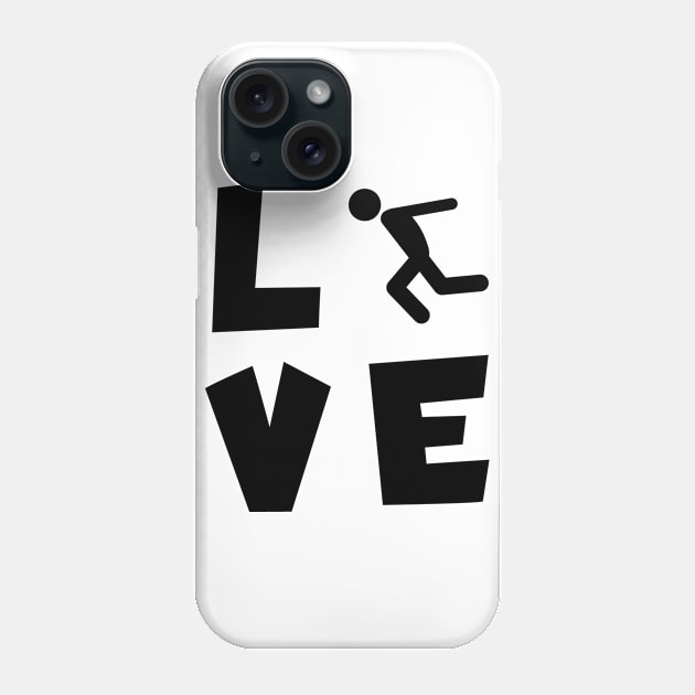 Cliff jumping love Phone Case by maxcode