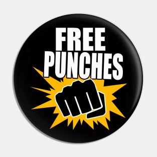 FREE PUNCHES Pin