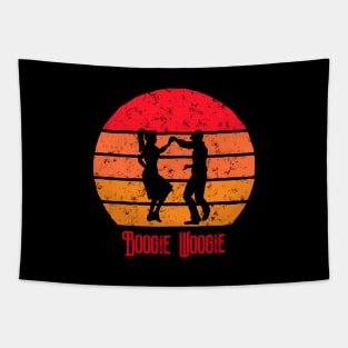 Boogie Woogie Sunset Tapestry