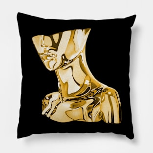 Golden Statue Pillow