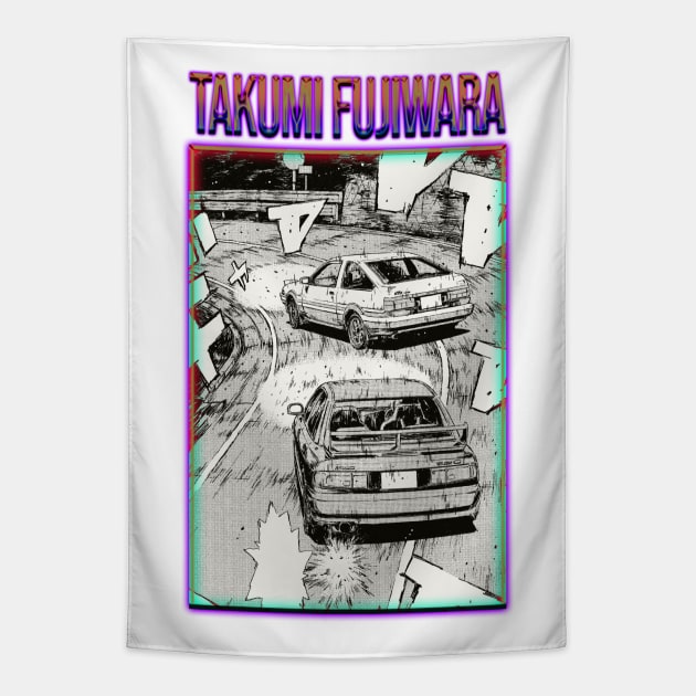 Takumi Fujiwara Tapestry by gtr