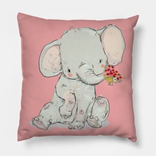 Elephant Love 4 Pillow