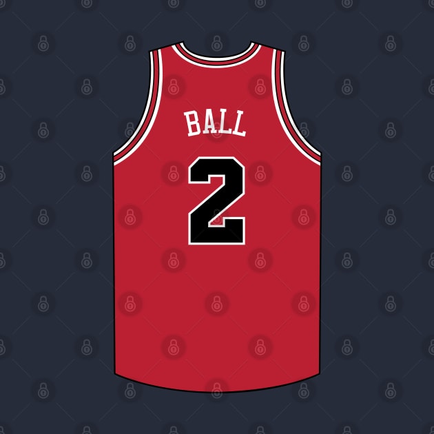 Lonzo Ball Chicago Jersey Qiangy by qiangdade