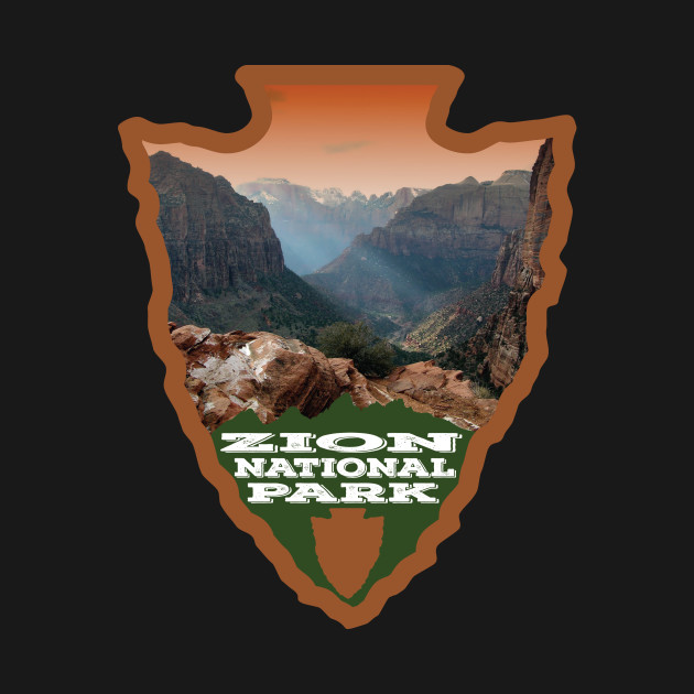 Disover Zion National Park arrowhead - National Park - T-Shirt