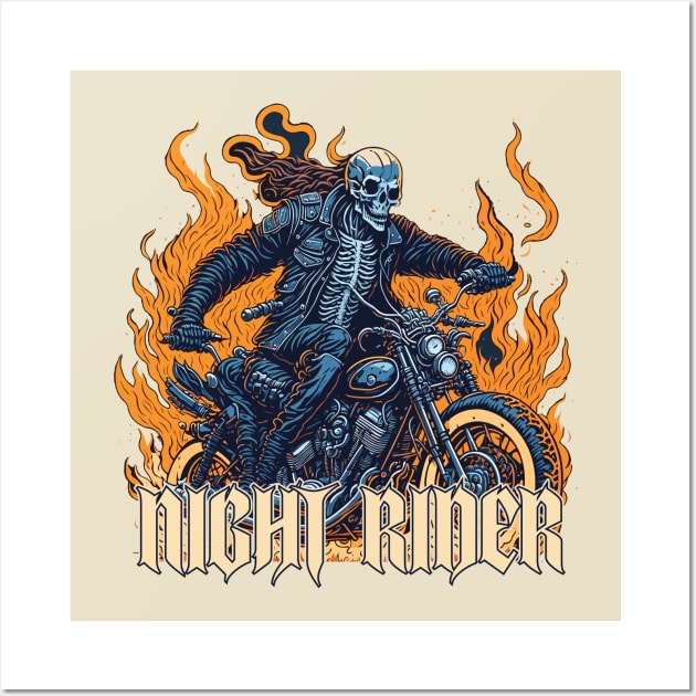 The Night Rider Poster Print