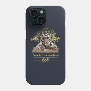 clouded leopard Phone Case