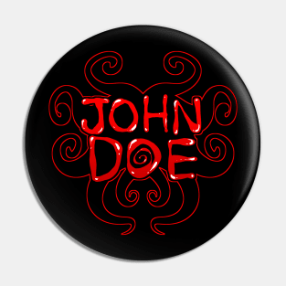 JOHN DOE logo Pin