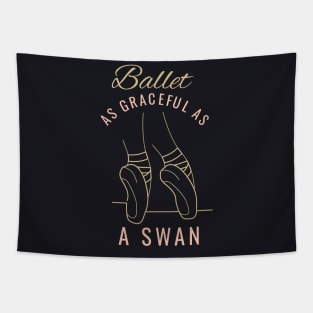 Ballet Dancer Grace Gift Tapestry