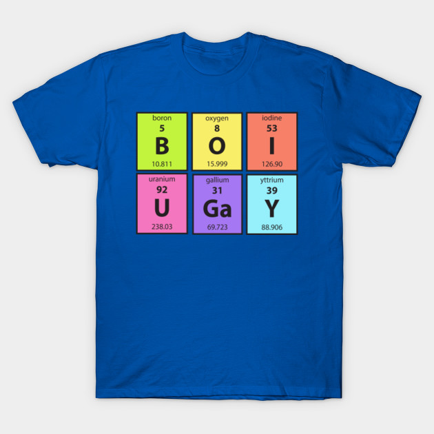 Chemicals Table Gay Funny Meme Boi U Lgbt Elements Periodic Nerdy