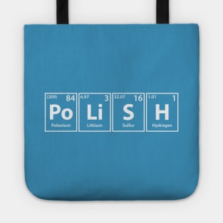 Polish (Po-Li-S-H) Periodic Elements Spelling Tote