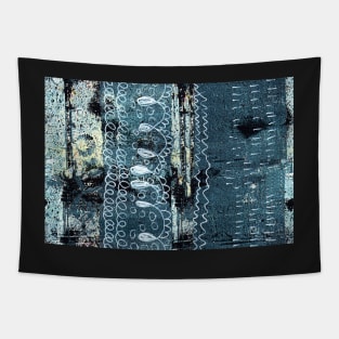 Lacy Denim Tapestry