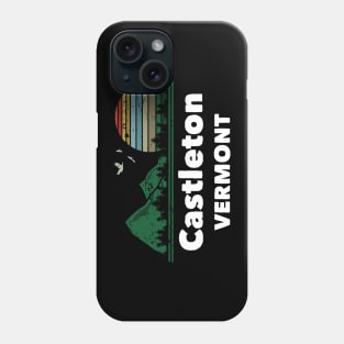 Mountain Sunset Flying Birds Outdoor Castleton Vermont Phone Case