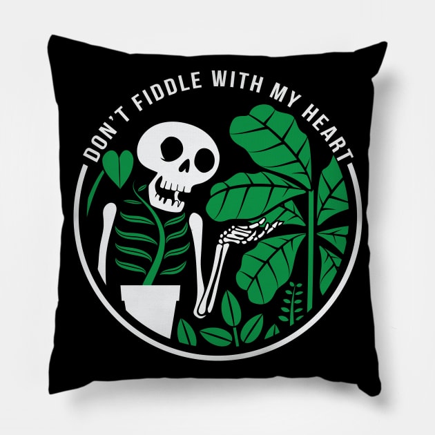 Dont fiddle with my Heart Pillow by stuffbyjlim