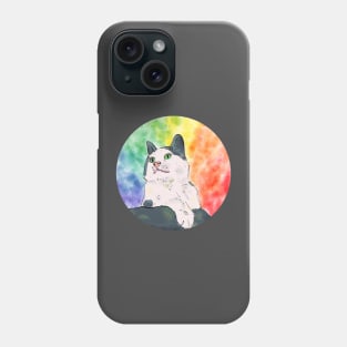 A Vibrant Cow Cat Phone Case