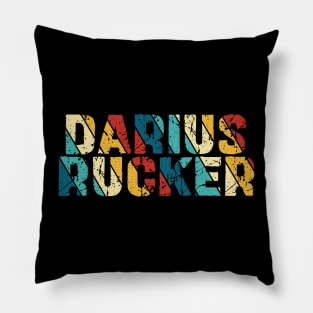 Retro Color - Darius Rucker Pillow