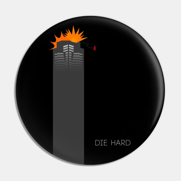 Die Hard Alternative Movie Poster Pin by doctorheadly