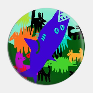 ANIMAL PARTY Pin