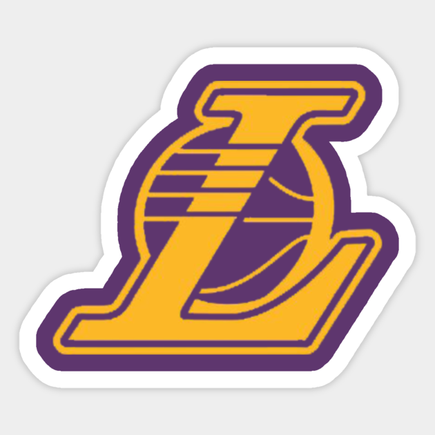 Lakers Logo Yellow - Lakers - Sticker | TeePublic