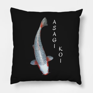 Koi Fish Asagi Variety Pillow