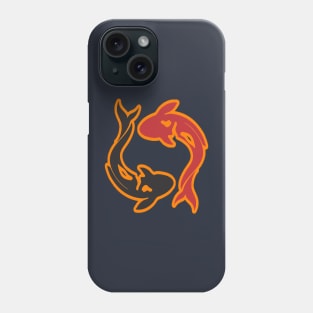 twin fish Phone Case