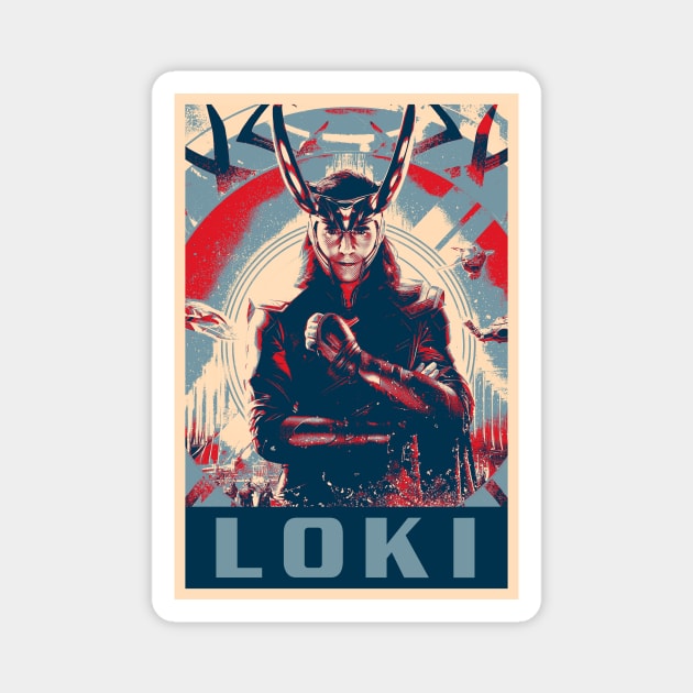 LOKI Mischief Magnet by TEEVEETEES