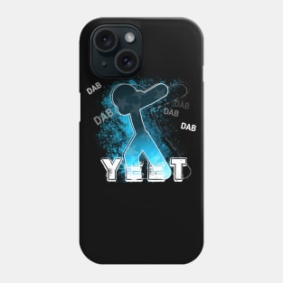 Yeet Dab - Dabbing Trendy Dance Emote Meme - Autumn Fall Kids Teens  - Stickman - Light Blue Phone Case