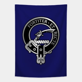 Clan Eliott Crest & Tartan Tapestry