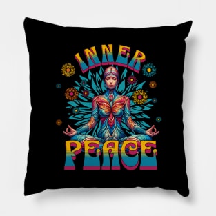 Inner Peace Meditation - Mandala Yoga Pillow