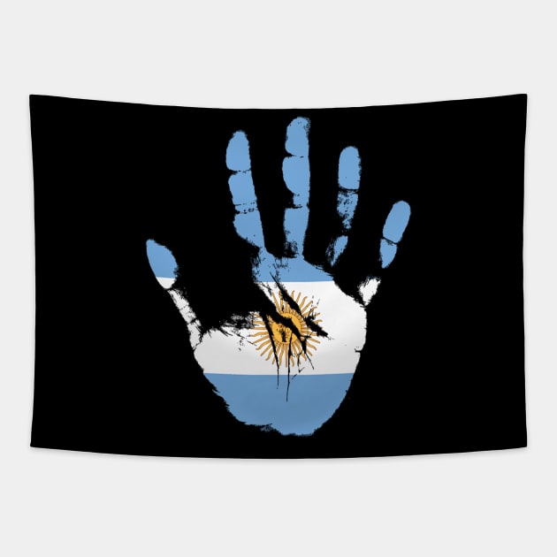 Argentina Flag. Cool Argentinian Roots Tapestry by Jakavonis