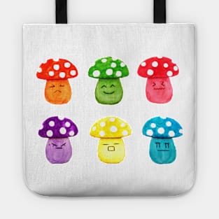 cute mushroom emoji Tote