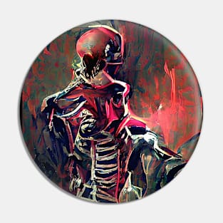 Red Horror Pin
