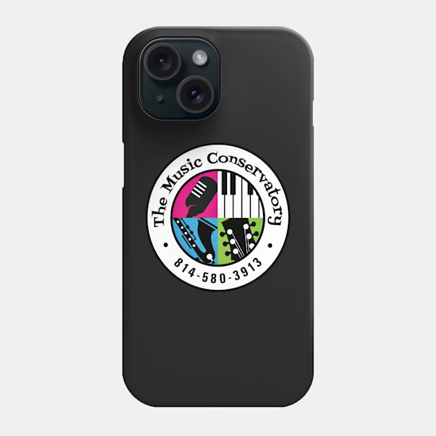 Official Music Conservatory Brand Logo White Phone Case by musicconservatory