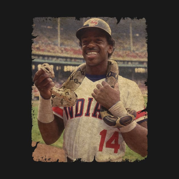 Julio Franco in Cleveland Guardians, (1983 - 1988) by anjaytenan