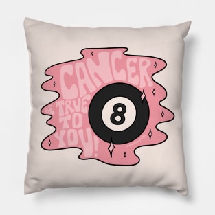 Cancer Magic 8 Ball Pillow