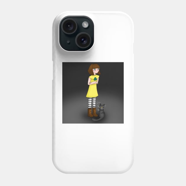 Fran Bow and Mr. Midnight Phone Case by ceolsonart